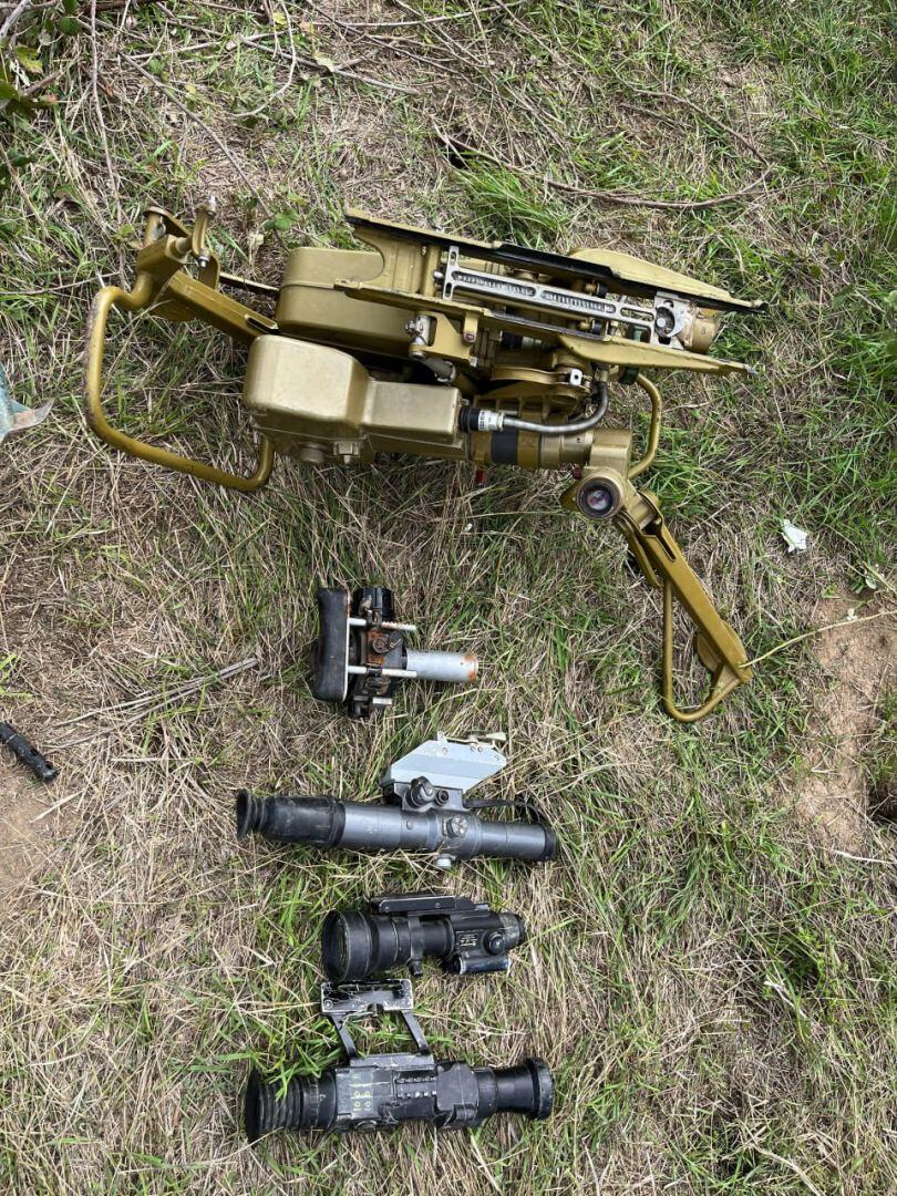 В Агдамском районе конфискована боевая техника, оружие и боеприпасы различного назначения
