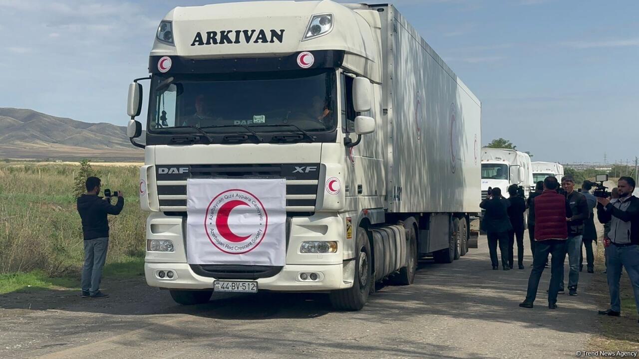 В Ханкенди отправлен очередной гуманитарный конвой