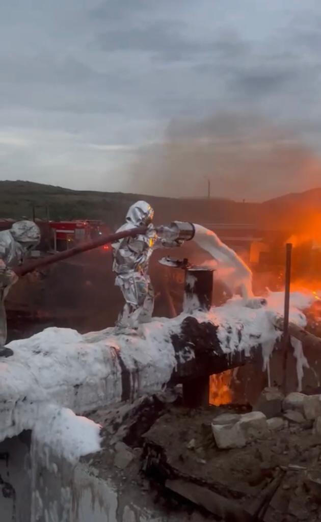 Азербайджанские пожарные потушили пожар в Ханкенди