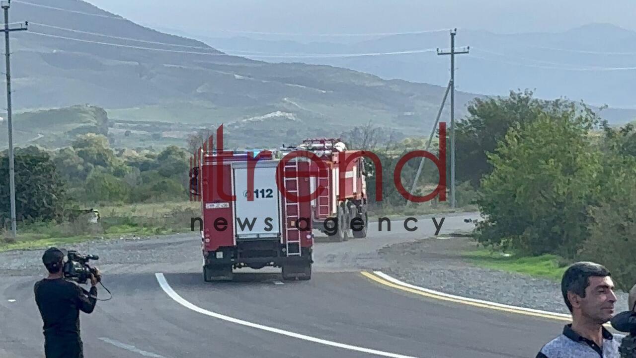 В Ханкенди направлена пожарная бригада