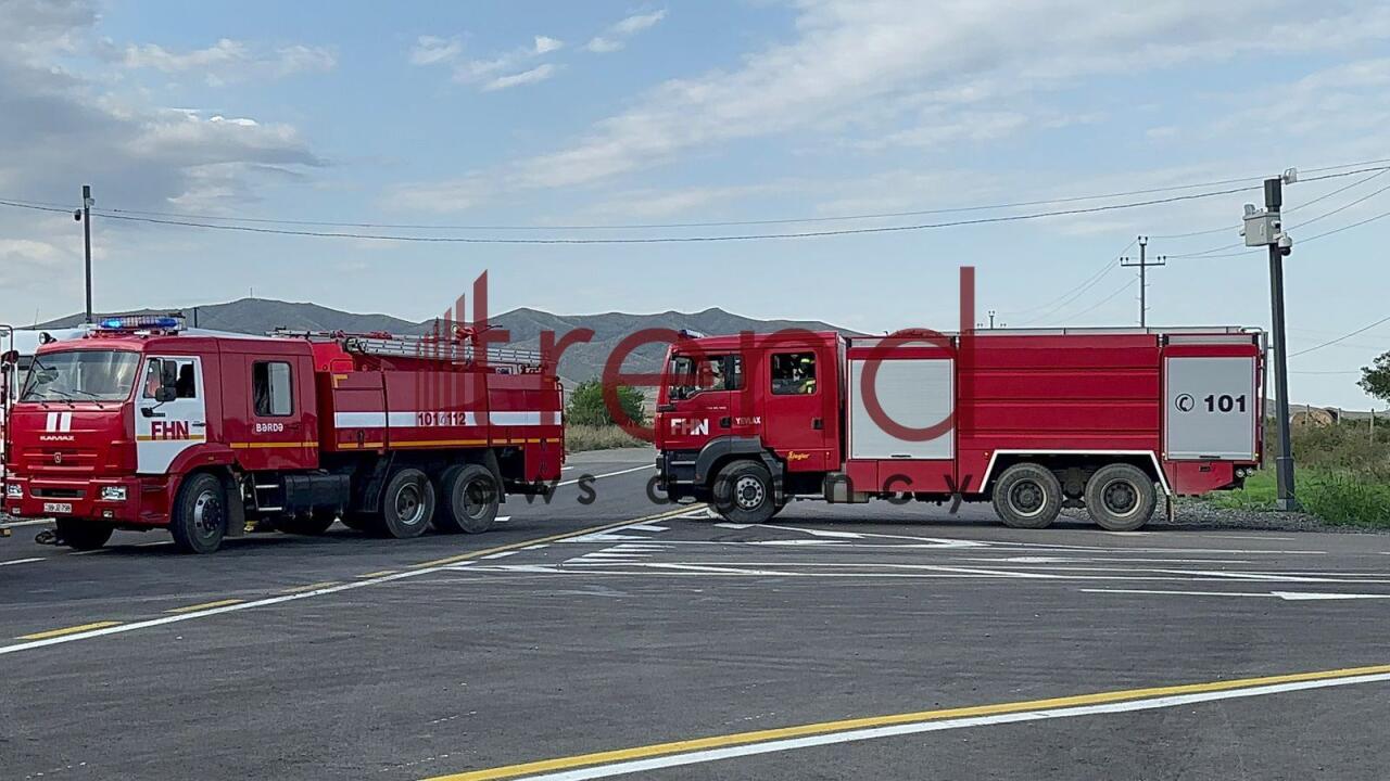 В Ханкенди направлена пожарная бригада
