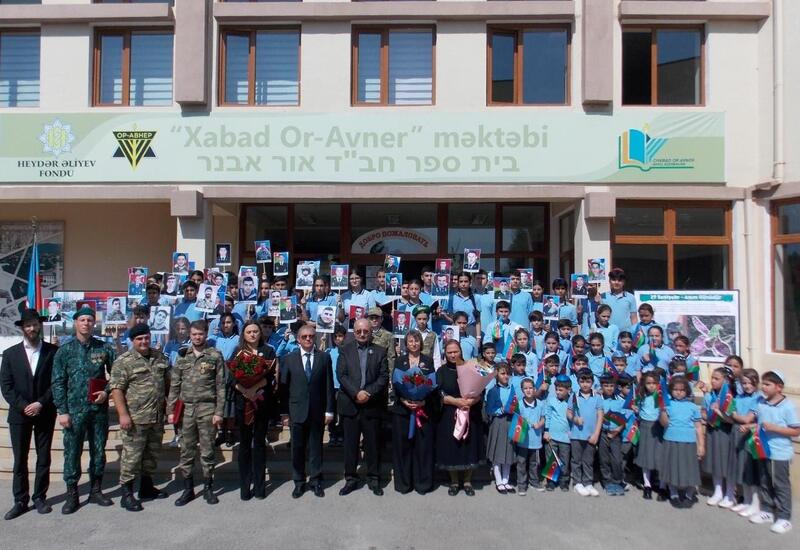 В Бакинской еврейской школе прошло мероприятие, посвященное 27 сентября - Дню памяти