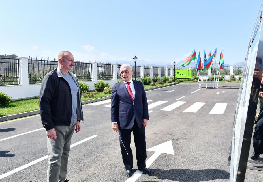 Президент Ильхам Алиев принял участие в открытии гидроэлектростанции «Джахангирбейли» ОАО «АзерЭнержи»