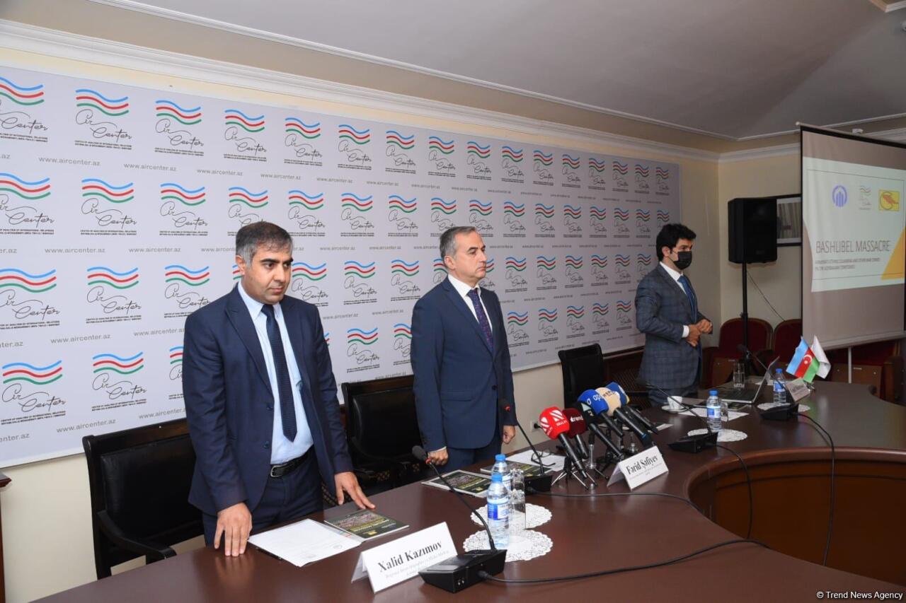 Подготовлен доклад на английском языке о резне в Башлыбеле