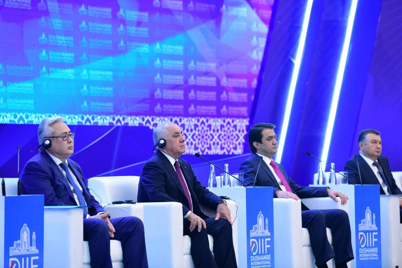 Али Асадов на Международном инвестиционном форуме "Душанбе 2023"