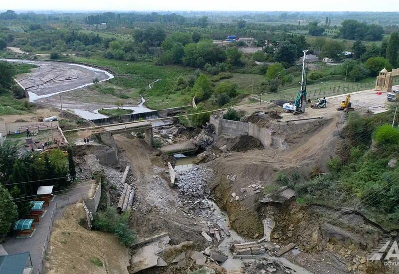 Начато строительство нового моста через Гудиалчай
