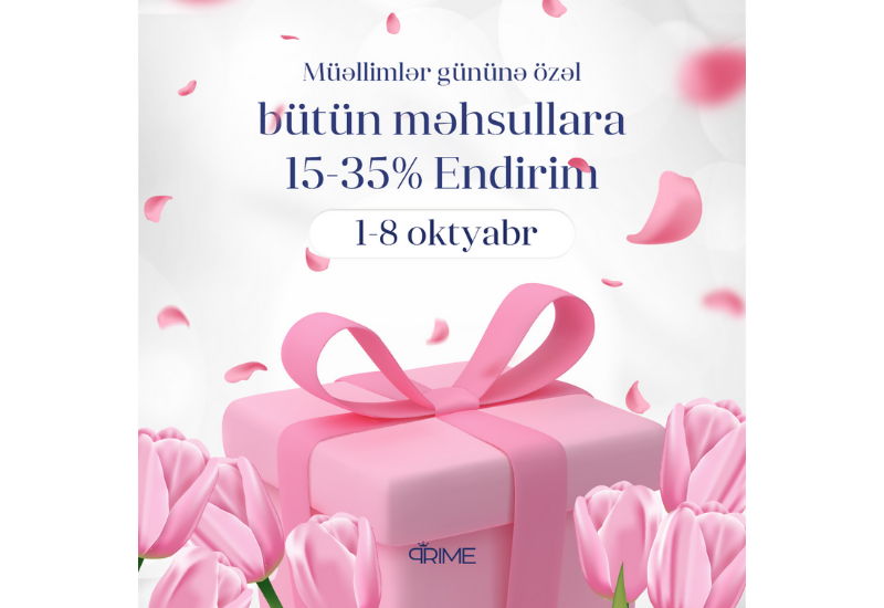 Prime Accessories mağazalar şəbəkəsi bütün məhsulları 15-35% endirimlə təklif edir