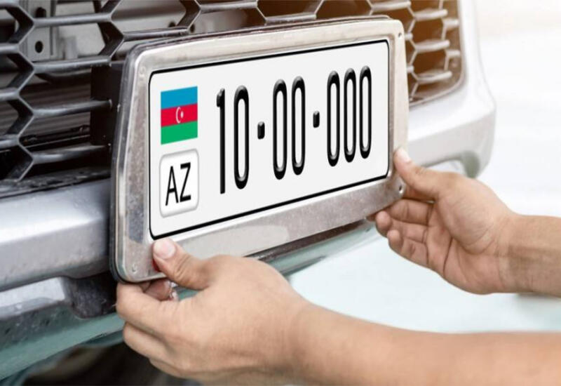 В Баку продают устройства для сокрытия номерного знака автомобиля: