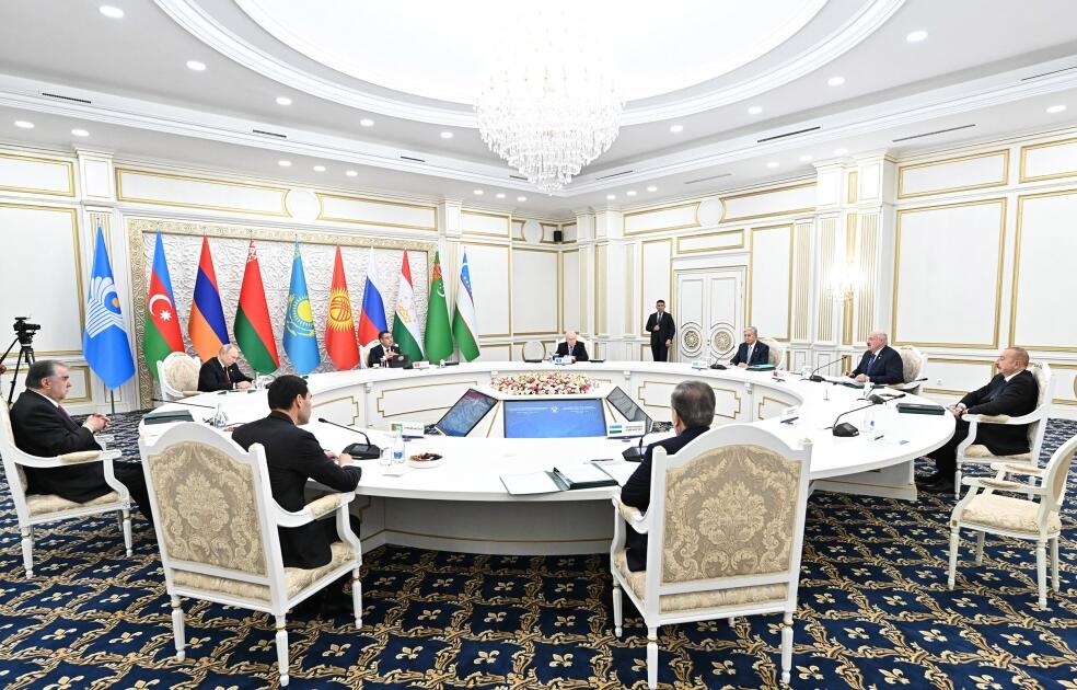 Президент Ильхам Алиев принял участие в заседании Совета глав государств СНГ в Бишкеке