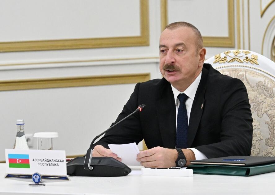 Президент Ильхам Алиев принял участие в заседании Совета глав государств СНГ в Бишкеке