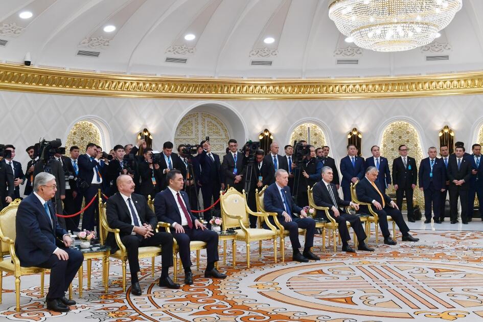 Президент Ильхам Алиев принял участие в саммите глав государств ОТГ в Астане