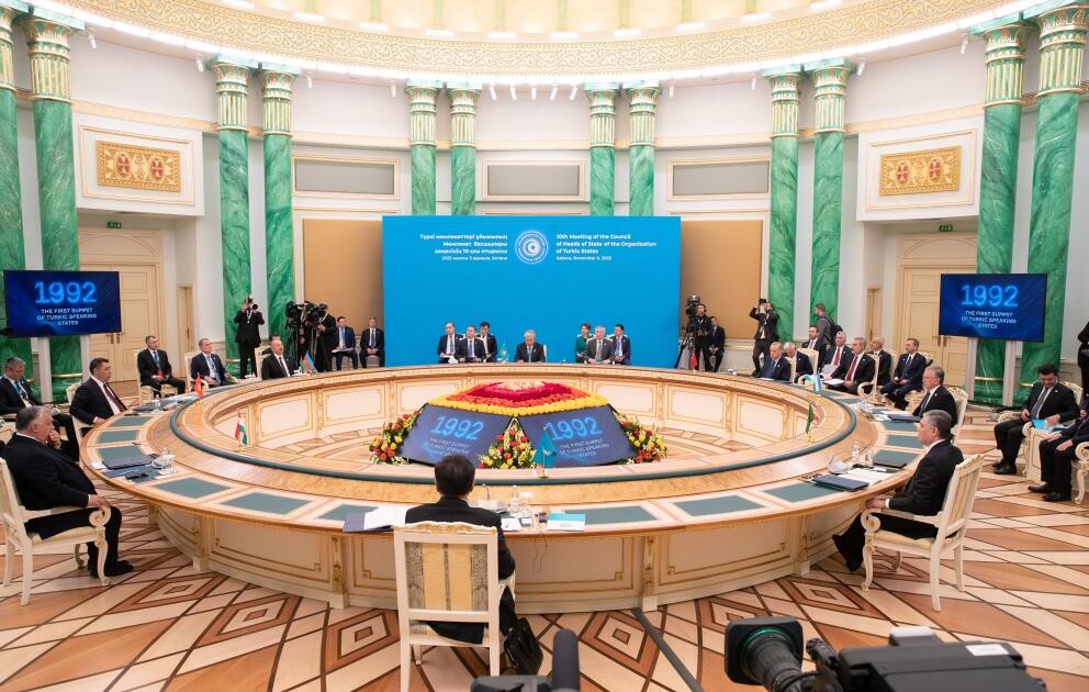 Президент Ильхам Алиев принял участие в саммите глав государств ОТГ в Астане