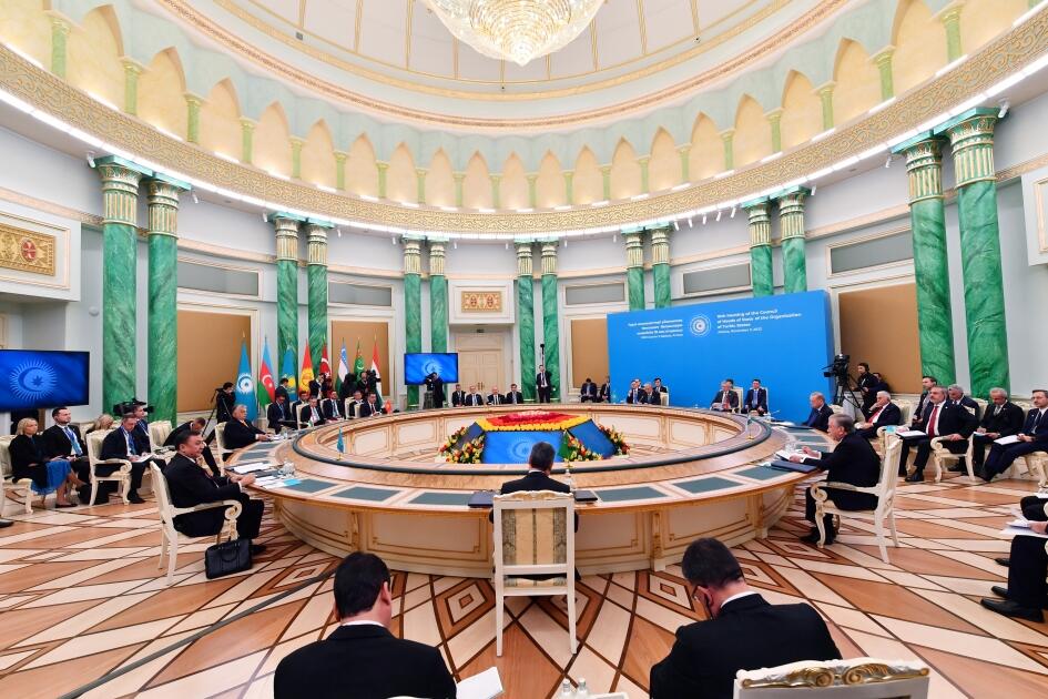 Президент Ильхам Алиев принял участие в саммите глав государств ОТГ в Астане