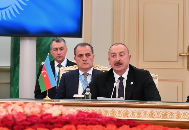 Prezident İlham Əliyev: TDT-yə üzv ölkələr arasında təhlükəsizlik, müdafiə, müdafiə sənayesi kimi sahələrdə əməkdaşlıq daha da artmalıdır