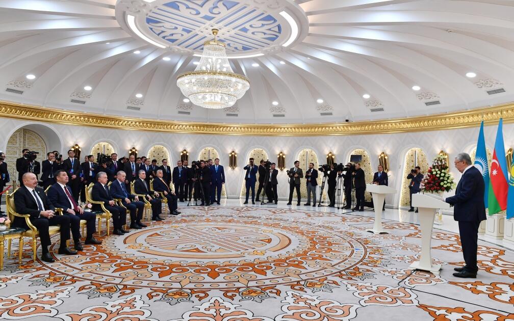 Президент Ильхам Алиев принял участие в саммите глав государств ОТГ в Астане