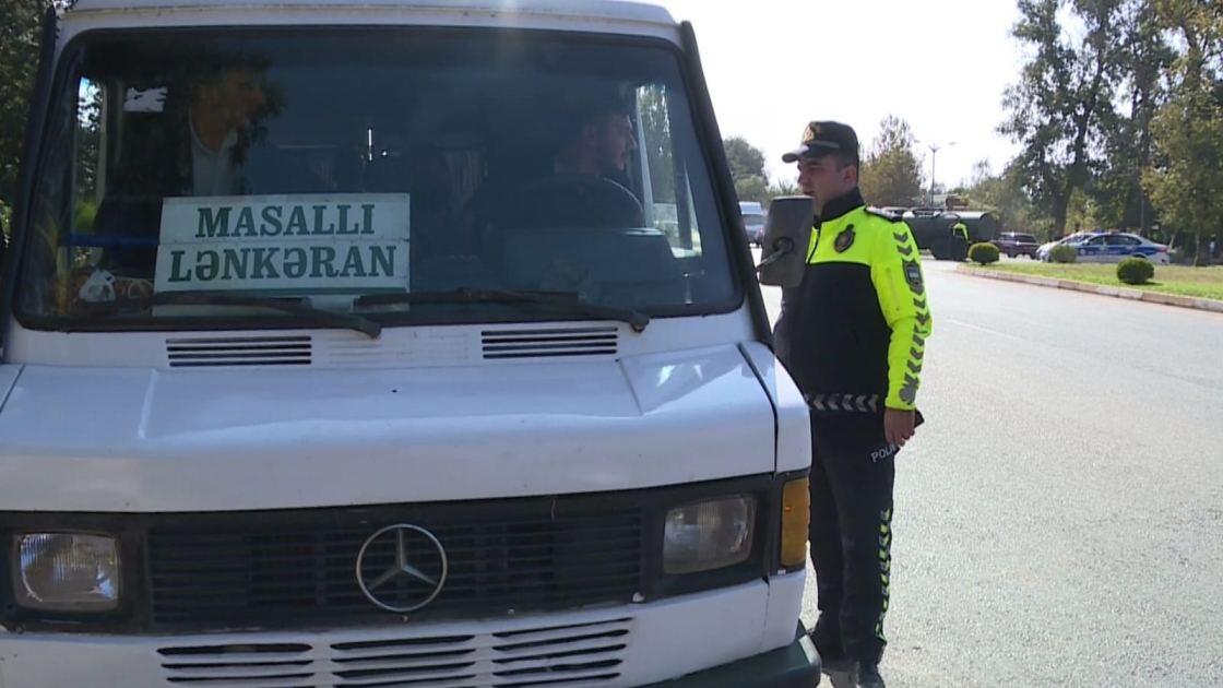 Masallıda kobud qayda pozuntularına yol verən sürücülər aşkarlanıb