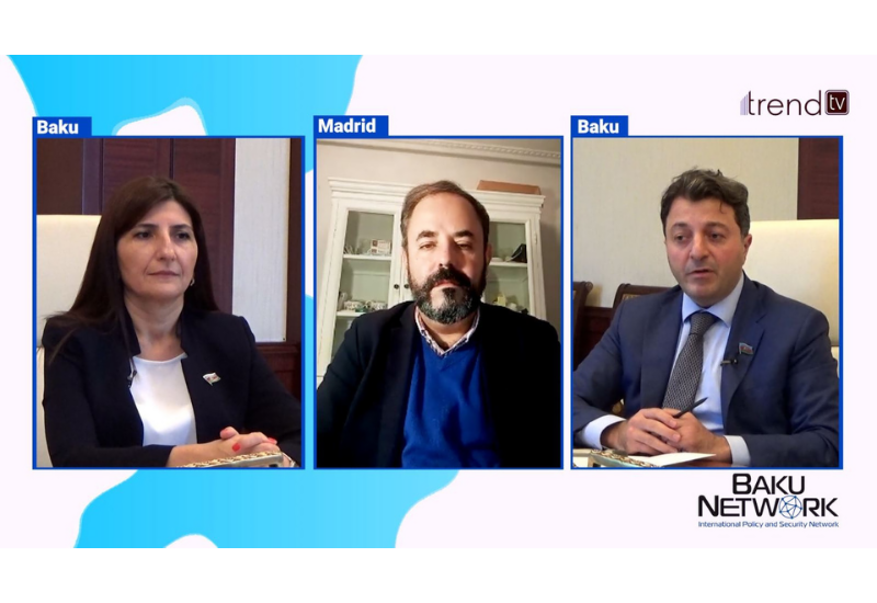 Генсек Панъевропейского союза в Испании и азербайджанские депутаты обсудили двустороннюю повестку