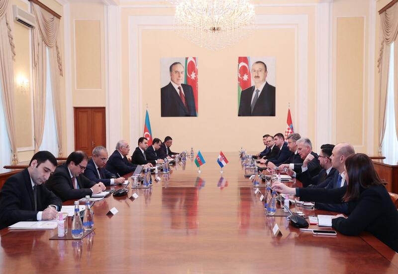 Переговоры премьер-министров Азербайджана и Хорватии