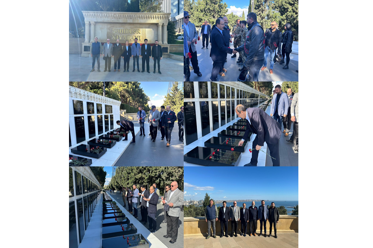 Türkiyə səfiri Şəhidlər xiyabanını ziyarət edib