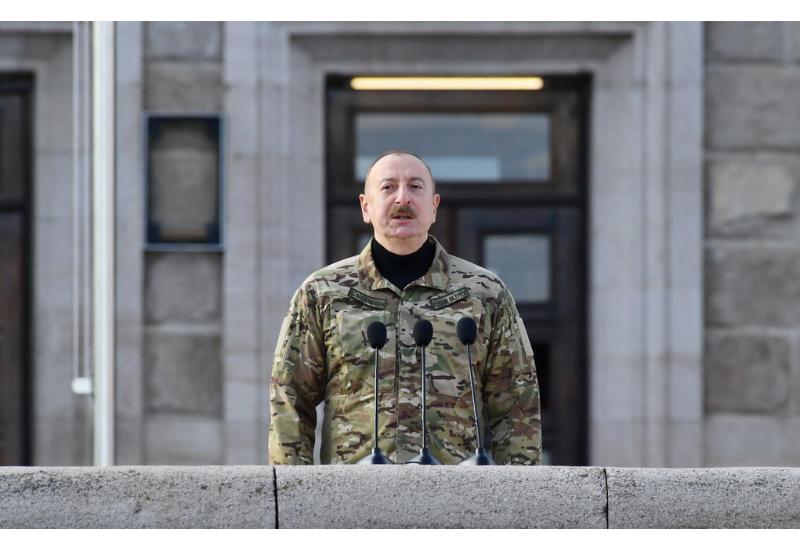 Prezident İlham Əliyev: Ağdamın, Laçının, Kəlbəcərin bir güllə atılmadan azad olunması minlərlə gəncimizin həyatını xilas etdi