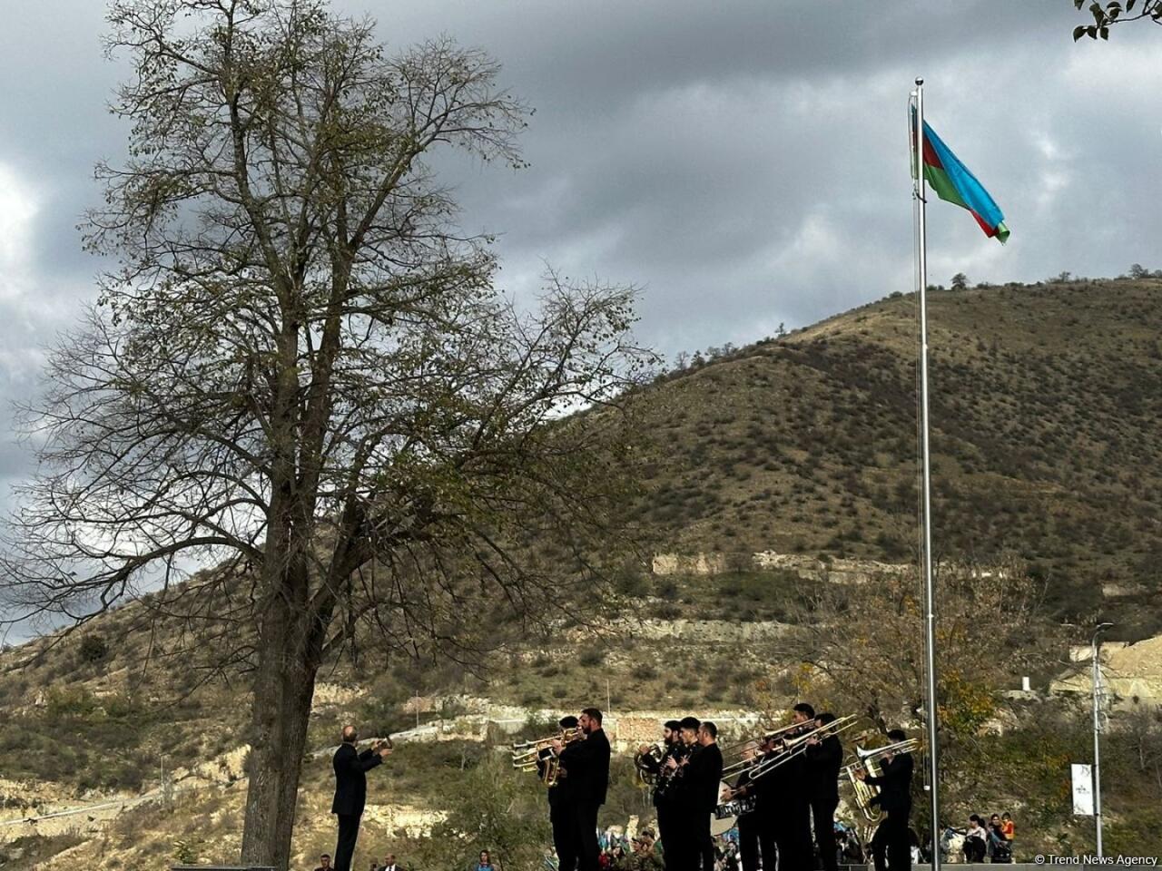 Laçında Zəfər günü ilə bağlı yürüş keçirilib