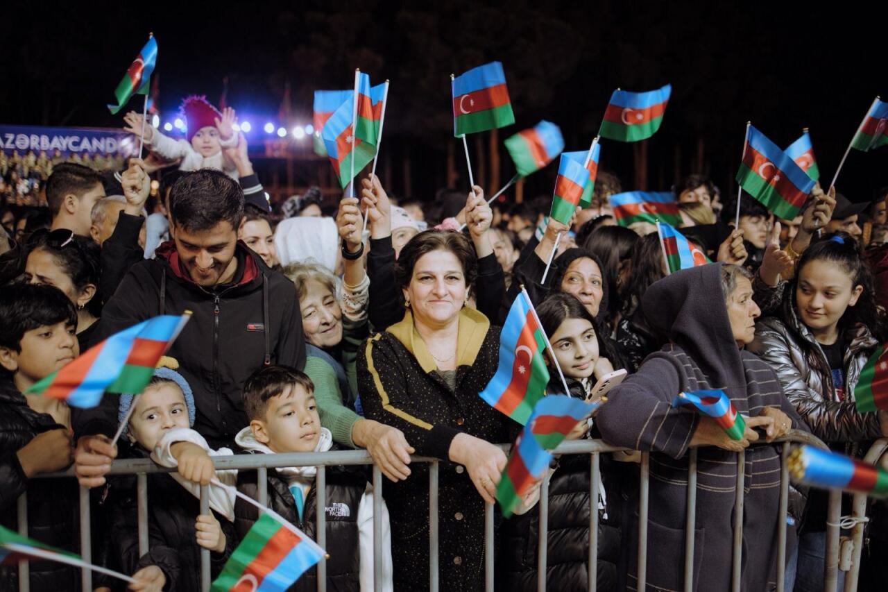 Zəfər Günü Abşeron rayonunda böyük coşqu ilə qeyd olundu