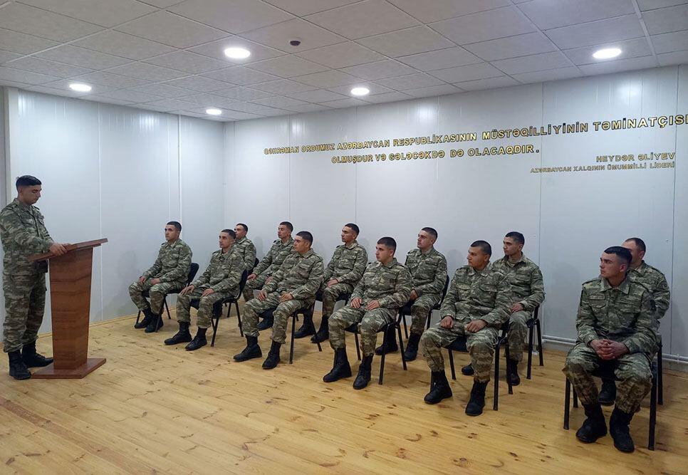 Azərbaycan Ordusunda Konstitusiya Günü münasibətilə silsilə tədbirlər keçirilib