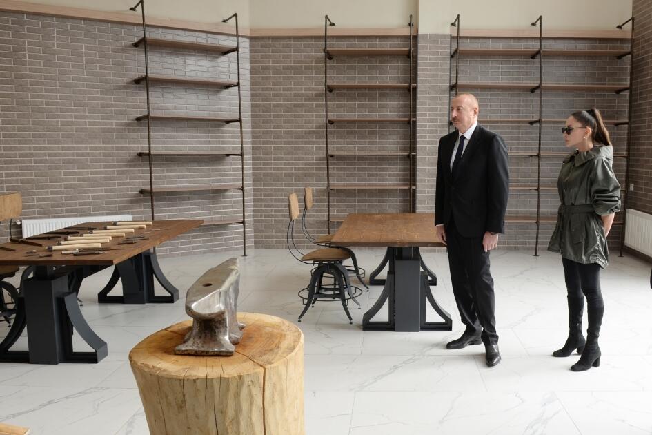 Prezident İlham Əliyev və Birinci xanım Mehriban Əliyeva İsmayıllıda “DOST EVİ”nin açılışında iştirak ediblər