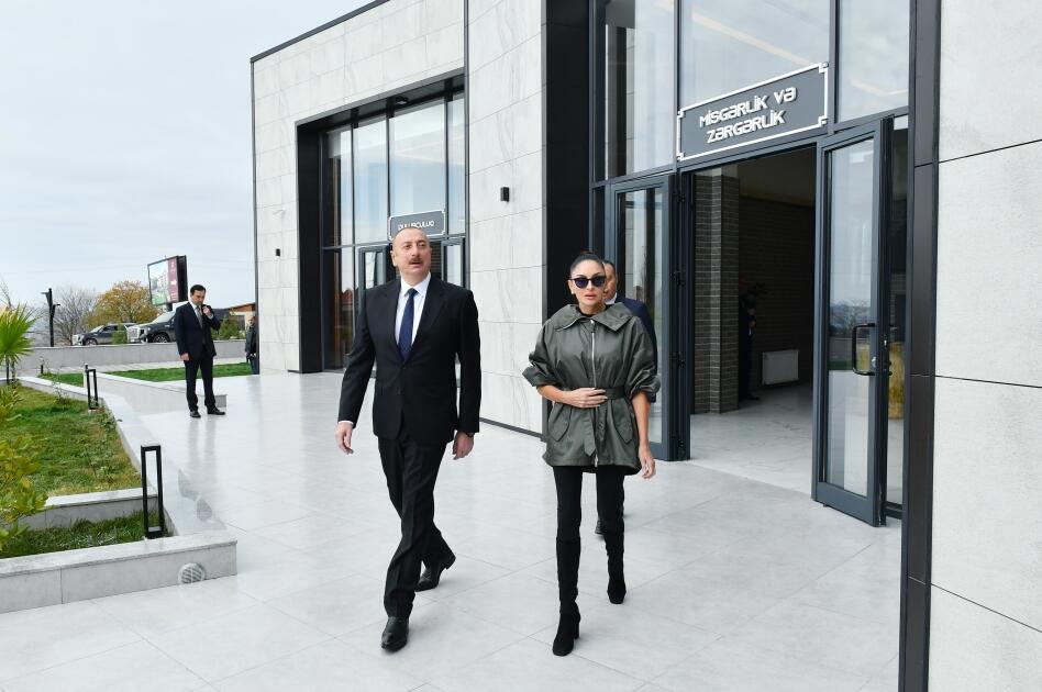 Prezident İlham Əliyev və Birinci xanım Mehriban Əliyeva İsmayıllıda “DOST EVİ”nin açılışında iştirak ediblər