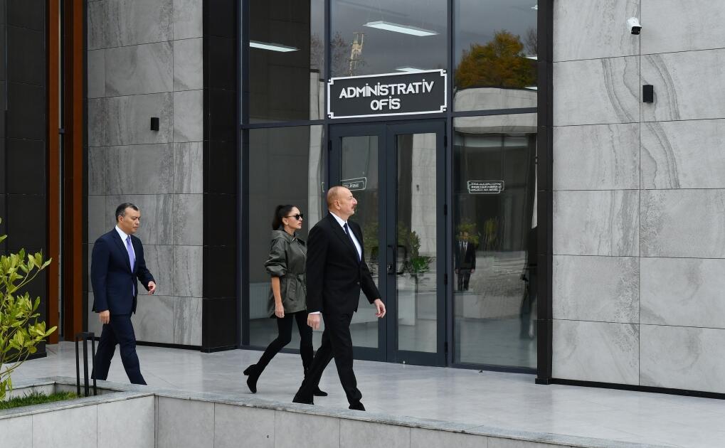 Prezident İlham Əliyev və Birinci xanım Mehriban Əliyeva İsmayıllıda “DOST EVİ”nin açılışında iştirak ediblər