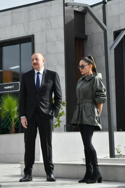 Prezident İlham Əliyev və Birinci xanım Mehriban Əliyeva İsmayıllıda “DOST EVİ”nin açılışında iştirak ediblər