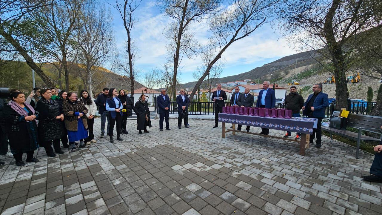 Zabuxa köçürülən ailələrə mənzillərinin açarları təqdim edilib