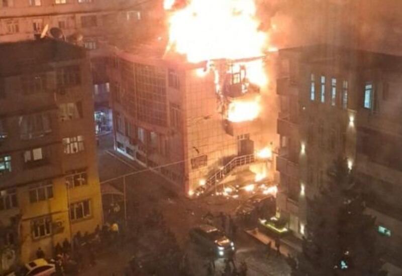Еще один крупный пожар в Баку