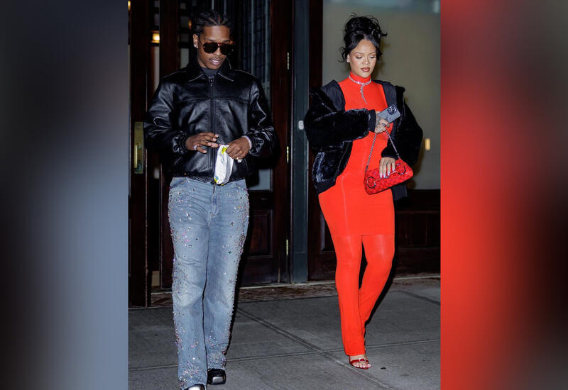 Рианна и рэпер A$AP Rocky появились на публике с детьми