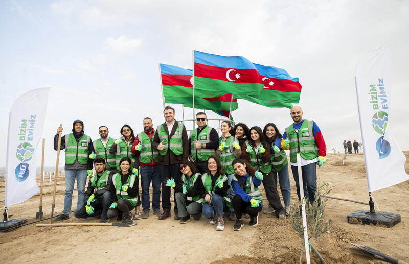 P&G Azərbaycanda fəaliyyətinin ildönümü münasibətilə 25000 ağac əkir
