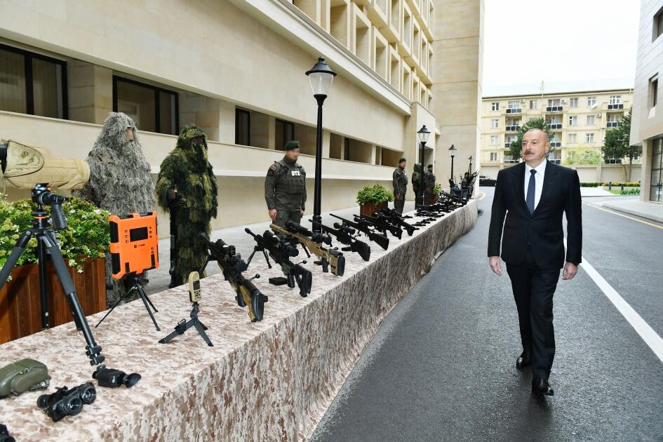 Президент Ильхам Алиев принял участие в открытии новых административных зданий Службы государственной безопасности