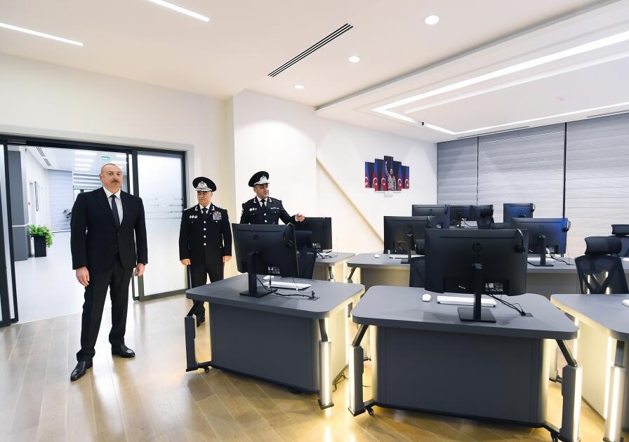 Президент Ильхам Алиев принял участие в открытии новых административных зданий Службы государственной безопасности