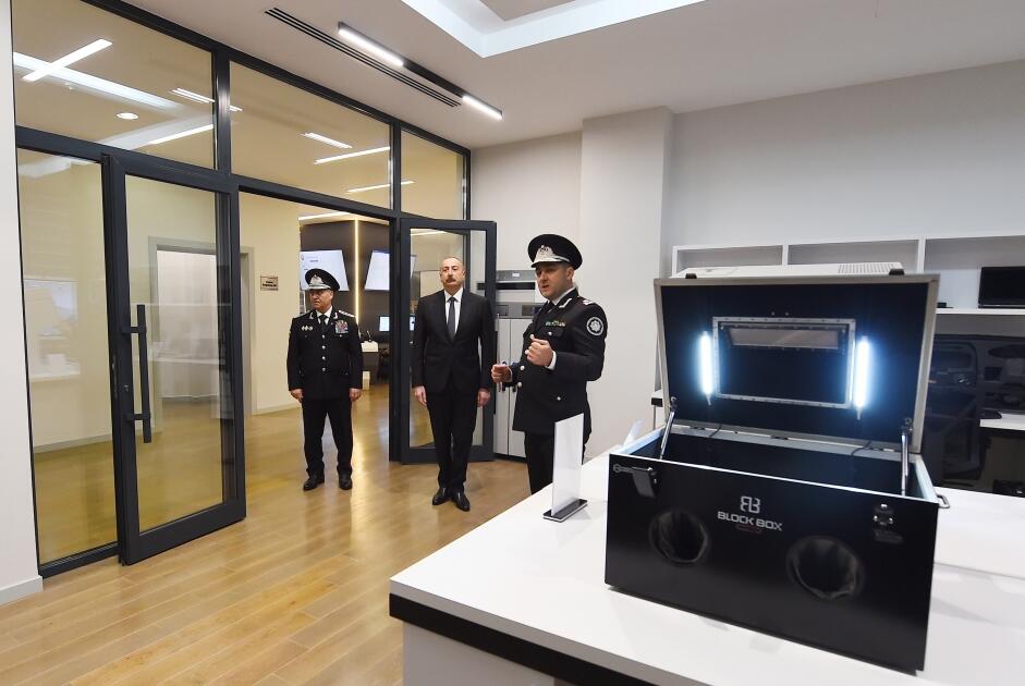 Президент Ильхам Алиев принял участие в открытии новых административных зданий Службы государственной безопасности