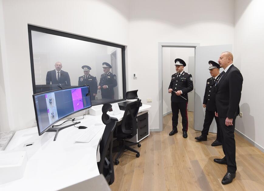 Президент Ильхам Алиев принял участие в открытии новых административных зданий Службы государственной безопасности