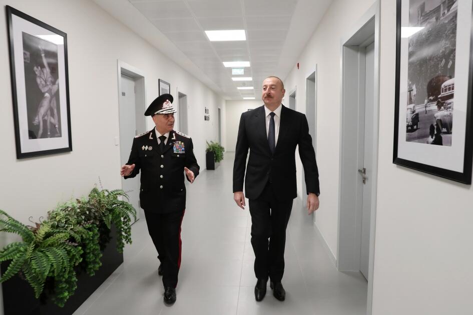 Президент Ильхам Алиев принял участие в открытии новых административных зданий Службы государственной безопасности