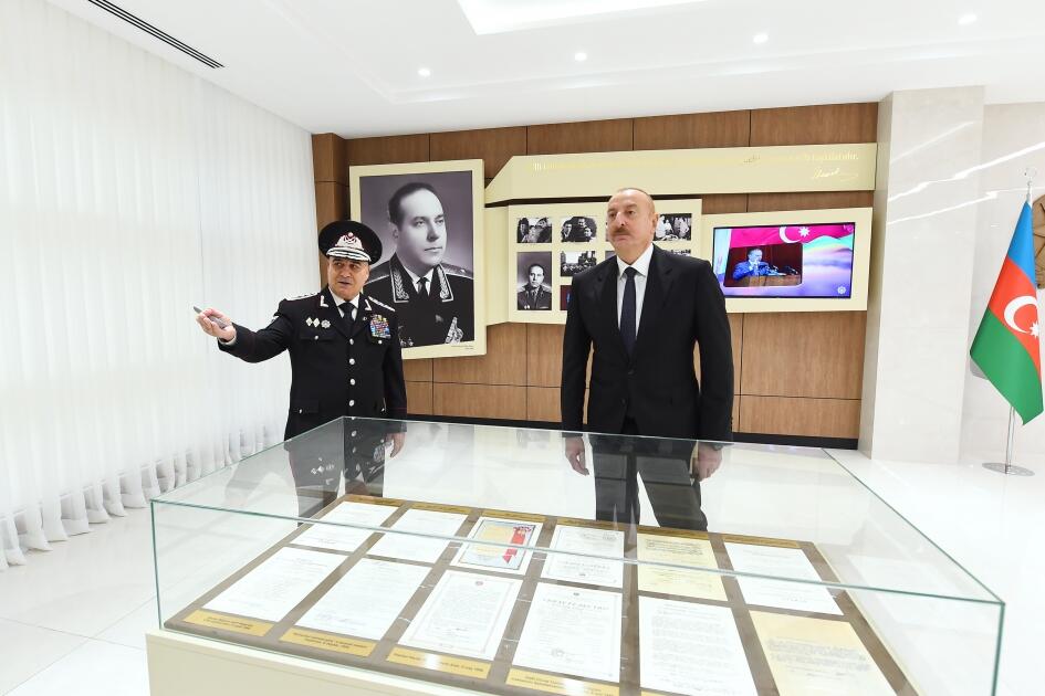 Президент Ильхам Алиев принял участие в открытии новых административных зданий Службы государственной безопасности