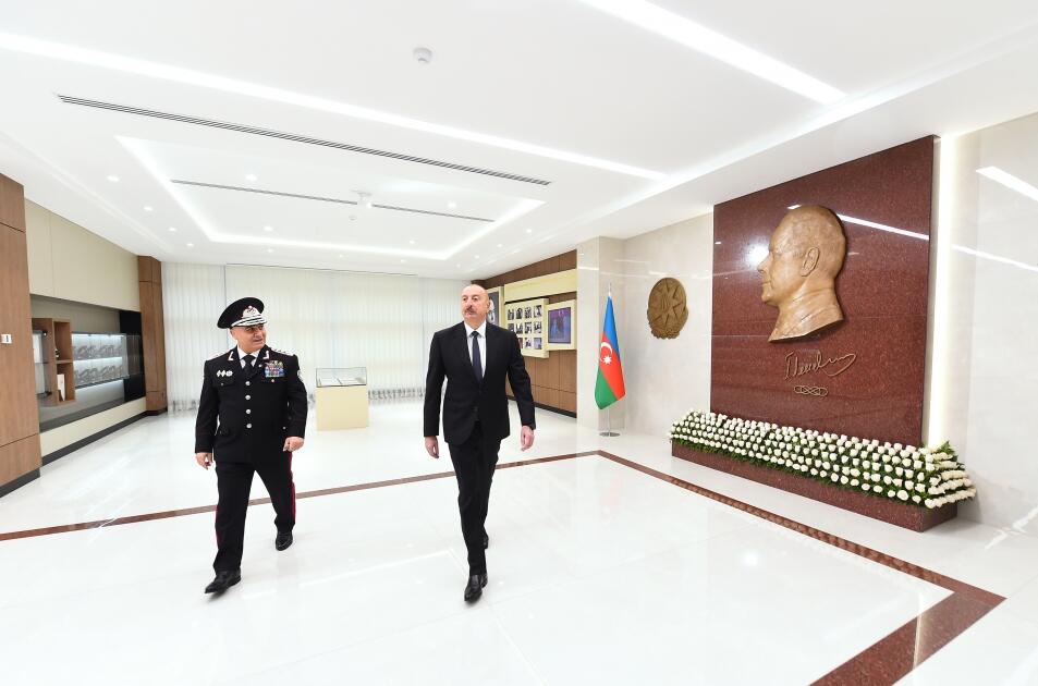 Президент Ильхам Алиев принял участие в открытии новых административных зданий Службы государственной безопасности