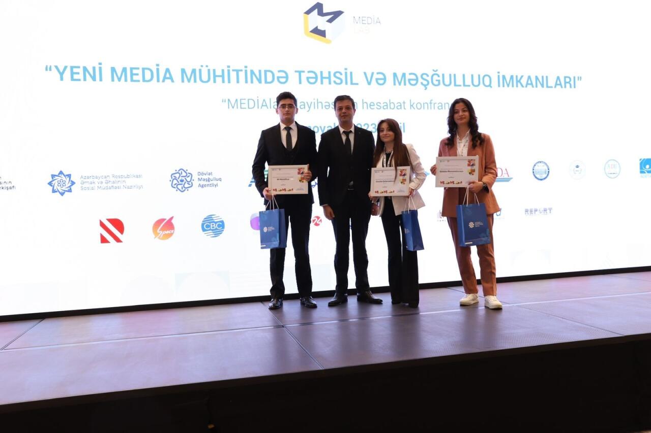 “MEDİAlab” layihəsi çərçivəsində “Yeni media mühitində təhsil və məşğulluq imkanları” adlı hesabat konfransı keçirilib