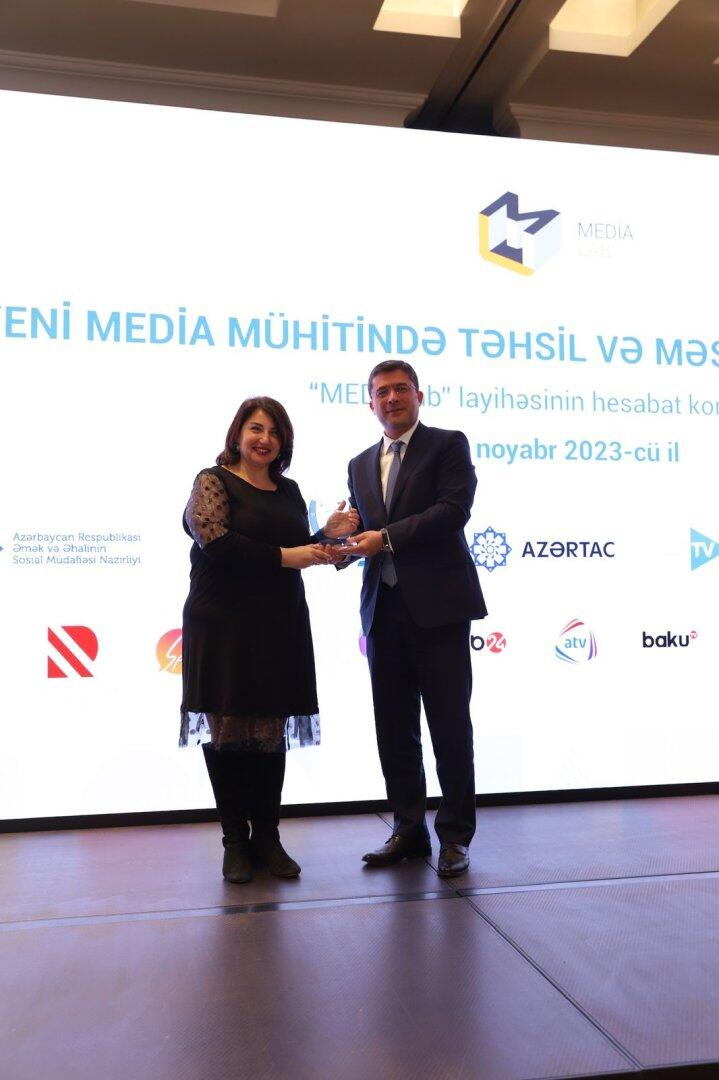 “MEDİAlab” layihəsi çərçivəsində “Yeni media mühitində təhsil və məşğulluq imkanları” adlı hesabat konfransı keçirilib