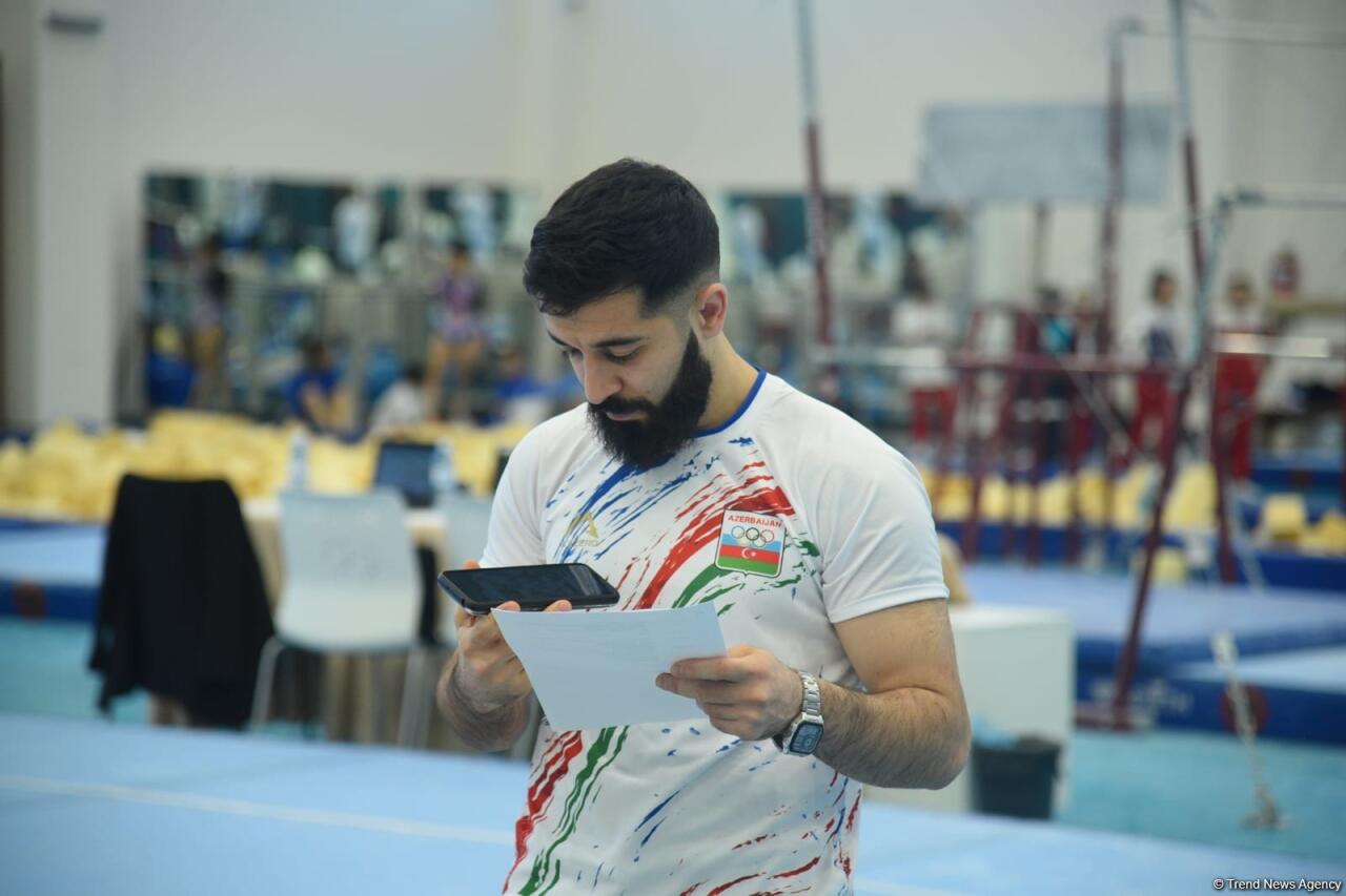 Проходят соревнования чемпионата Азербайджана и первенства Баку по мужской и женской спортивной гимнастике