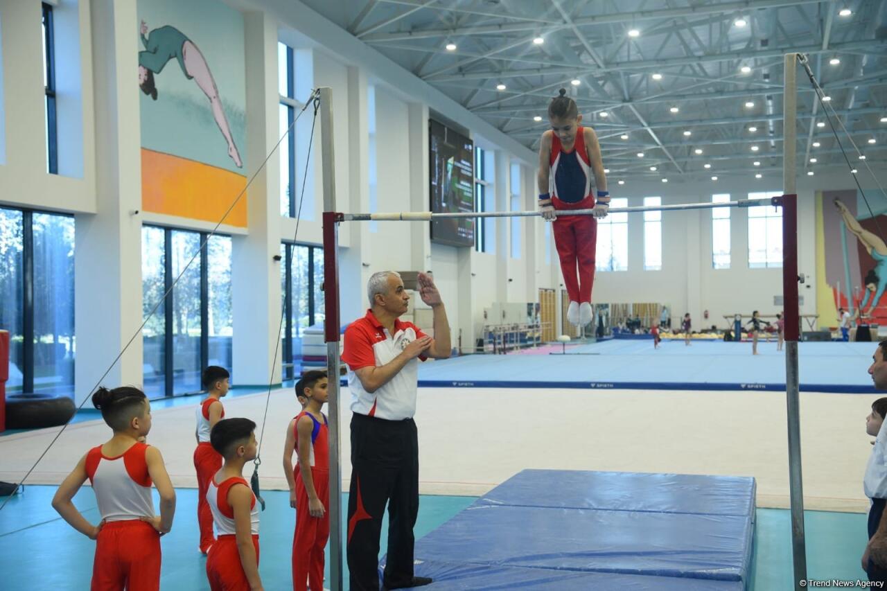 Проходят соревнования чемпионата Азербайджана и первенства Баку по мужской и женской спортивной гимнастике