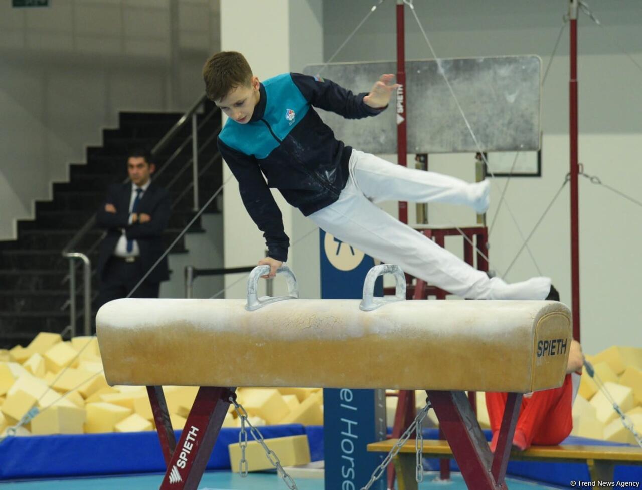 Проходит заключительный соревновательный день чемпионата Азербайджана и первенства Баку по мужской и женской спортивной гимнастике