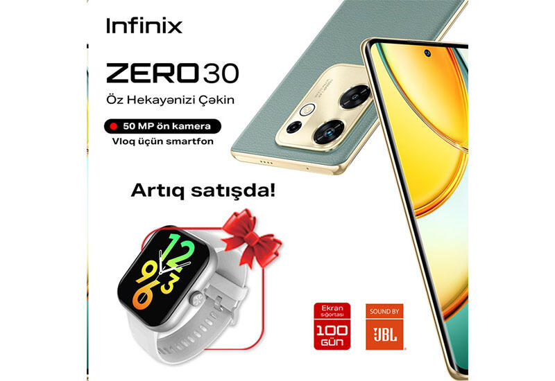 Infinix запустил в Азербайджане смартфоны для влогов
