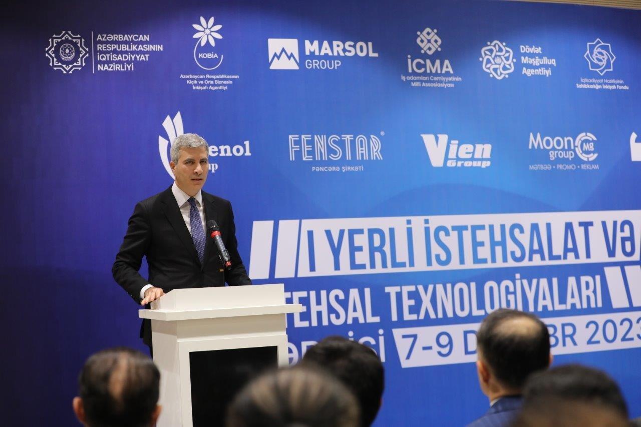 “1-ci Yerli İstehsalat və İstehsal Texnologiyaları Sərgisi”ndə təmsil olunan şirkət nümayəndələri ilə görüş keçirilib