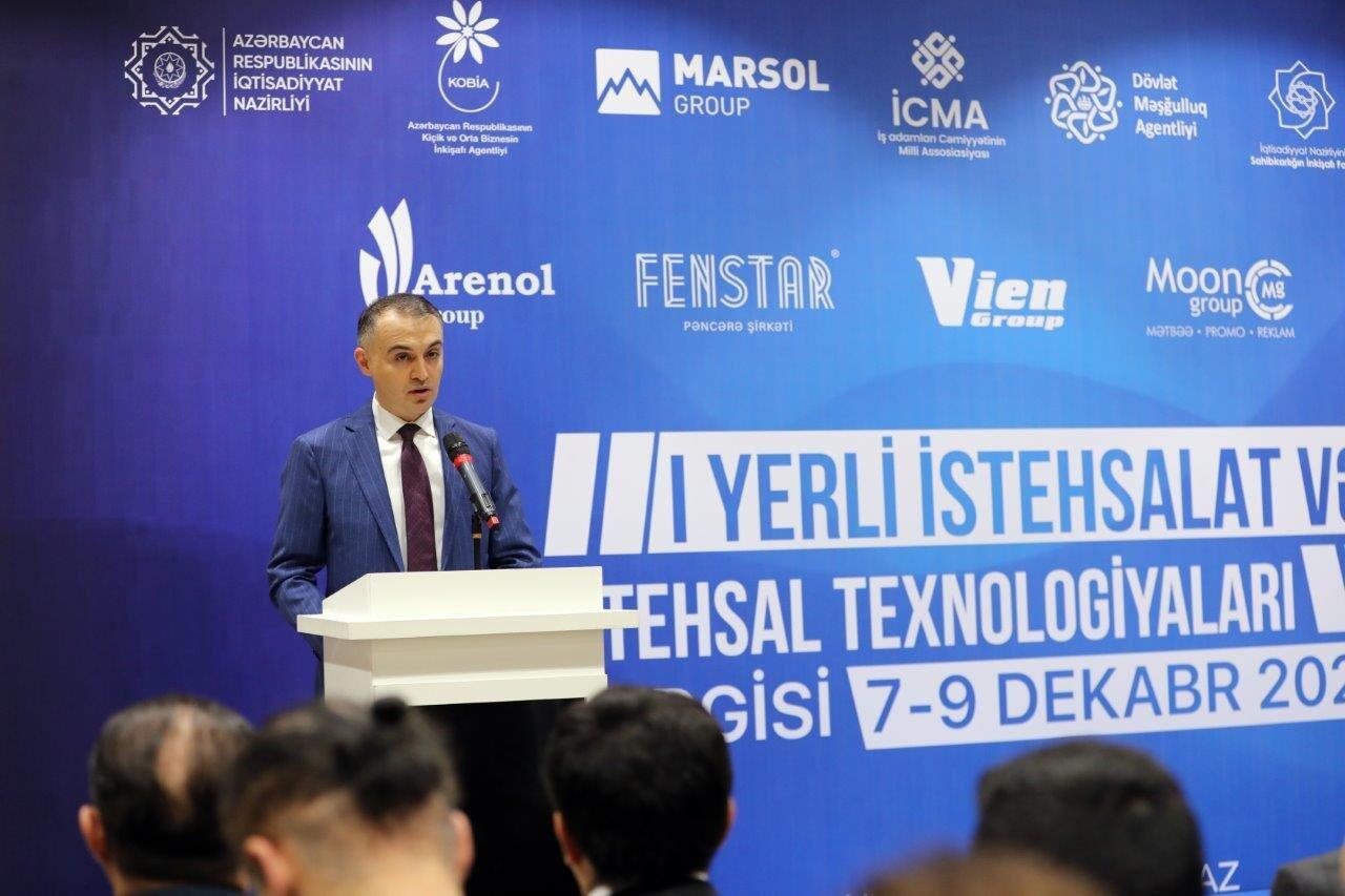 “1-ci Yerli İstehsalat və İstehsal Texnologiyaları Sərgisi”ndə təmsil olunan şirkət nümayəndələri ilə görüş keçirilib